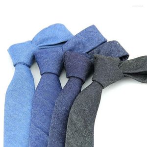Boogbladen sitonjwly 6 cm heren nek handgemaakte stropdas voor mannen magere bruiloft blauwe nekkleding gravata cravat aangepaste logobow emel22