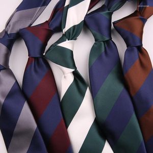 Bow Ties Sitonjwly 7cm Business Classic for Men Handmade polyester gestreepte stropdaspak Bruiloft Hals Cravats Custom LogoBow Emel22