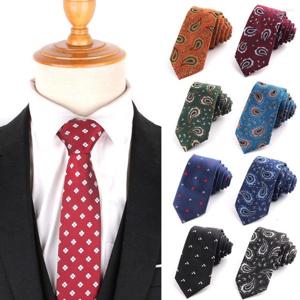 Corbatas de lazo de cuello delgado para hombres y mujeres, trajes de corbata Floral estrechos informales, corbata delgada para niños y niñas, regalo uniforme, corbatas de Cachemira