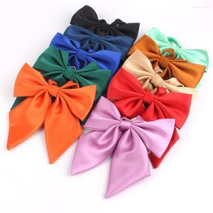 Boogbindingen Solid Bowtie Casual stropdas voor vrouwen Uniform Butterfly Knoop Girls JK Cravat Children Bowties Shirt Neck Wear