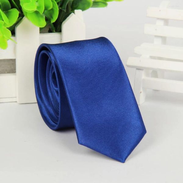 Cravates d'arc Cravate en coton doux solide cravate colorée maigre rouge bleu costume masculin costume d'affaires smoking cadeau de mariage pour hommes accessoires 5cm