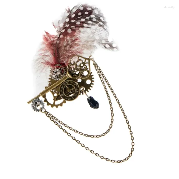 Bow liens steampunk revers broches gothiques vintage