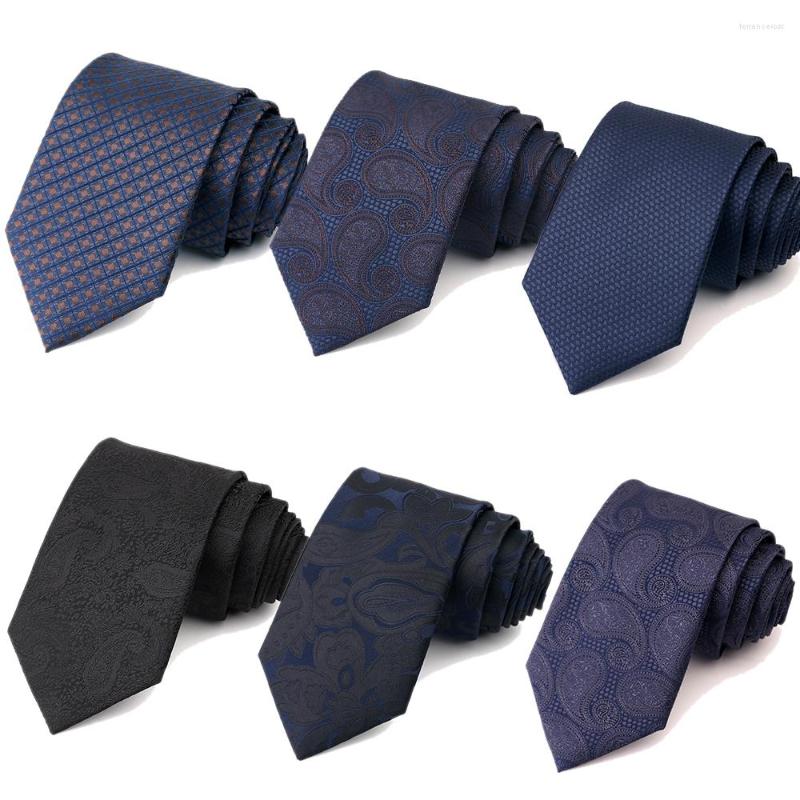 Pajaritas Sastre Smith Est Diseño 7.5 Cm Corbata Hombres Gravatas Clásico Muchos colores Poliéster Corbata de negocios Camisa Accesorios
