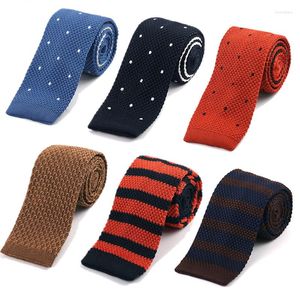 Bow Ties Tailor Smith Fashion Male Slim Stripe Designer Polyester Coun Coule Crave Skinny étroit pour les hommes Cadeau