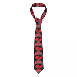Nœuds papillon Thundercats Logo cravate hommes mince 8 cm vs HiMan Cheetara 80s rétro dessin animé cravates accessoires cravate affaires