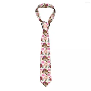 Pajaritas Corbata Para Hombres Corbatas Flacas Formales Clásico Perro Floral Boda Caballero Estrecho