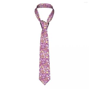 Fluga slipsar för män Formella smala slipsar Klassiska mäns groovy blommiga bröllop gentleman smal