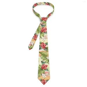 Noeuds papillon fruits tropicaux imprimé cravate ananas rayures florales nouveauté cou décontracté pour hommes loisirs collier cravate accessoires