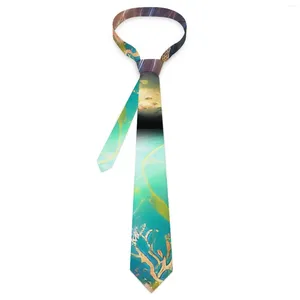Bow Ties Tropical Marine Tie Under the Sea Print Design Neck Nougel Collar Casual For Men Cosplay Party Coldage Accessoires