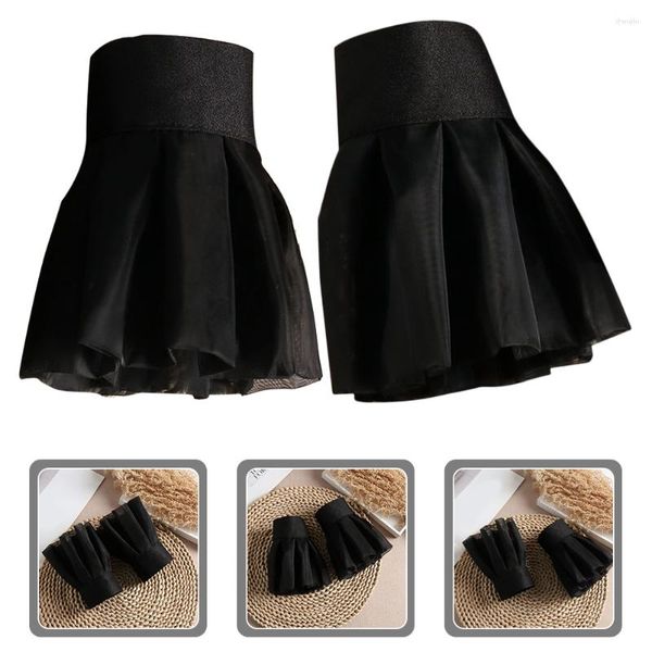 Noeuds papillon accessoires de robe de vampire pour les femmes manches de mariage détachables faux poignets