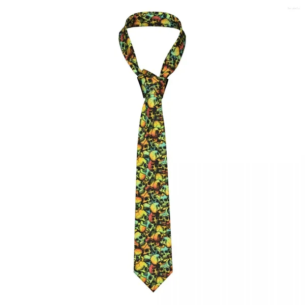 Noeuds papillons vecteur crânes humains cravate colorée crâne tenue quotidienne cravate rue cravate chemise accessoires