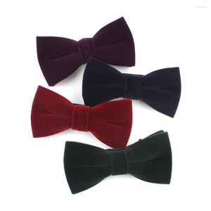 Bow Ties Velvet Tie Tie Men's Tuxedo Plush Gentleman Dinner Fashion