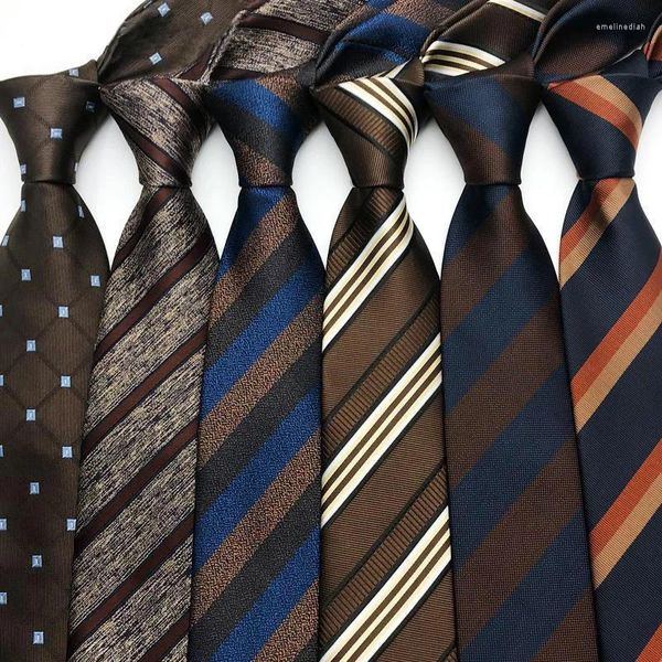 Cravates d'arc Vintage 8cm hommes cravate 3.15 pouces soie pour rayures rayées à motifs flèche col classique cravate fête de mariage