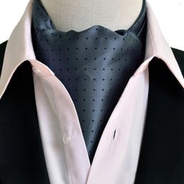 Bow Ties Mariage Mode Costume Chemise Men Cravat Angleterre Vintage Neck Tie en pointillé Business Formal Clothing Accessoire Soft Gentleman Banquet