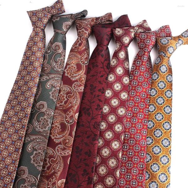 Pajaritas Color vino para hombres Mujeres Corbata floral Niños Niñas Trajes clásicos Cuello Corbata de boda Regalos para el novio Gravatas