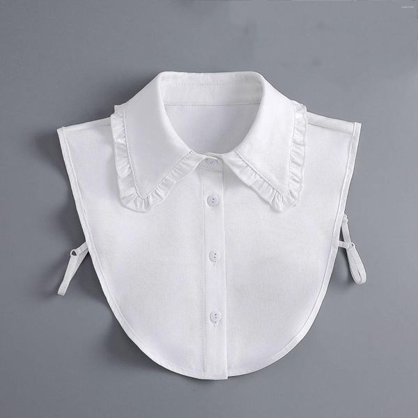 Pajaritas Mujer Negocios Cuello falso Niñas Solapa Media camisa Señoras Desmontable Traje formal Decoración falsa Fuax Cols