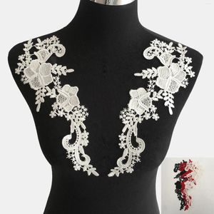 Noeuds papillon femmes fleur bricolage vêtements faux col broderie dentelle appliques robe couture patchs décolleté fournitures accessoires