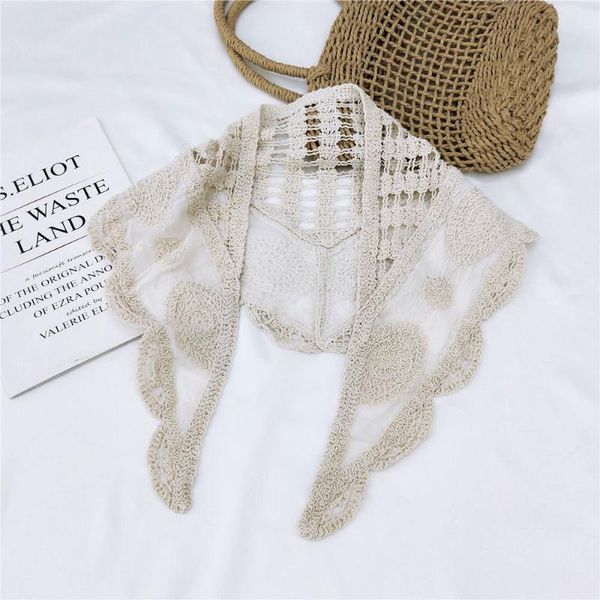 Bow Ties Femme Hollow False Clar Châle Femme Crochet Faux Colliers Blouse Poule Nettachable Décor à lacets détachables CollarBow