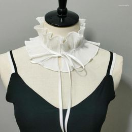 Bow Ties femme mâle victorien détachable détachable fil jabots collier cou collier de fêtard ornements costumes
