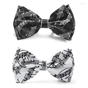 Strikjes Vrouwen Mens Tuxedo Klassieke Bowtie Geluid Spectrumd Muziek Vlinder Stropdas Stropdas Shirts Huwelijksgeschenken Voor Mannen Formele Kleding