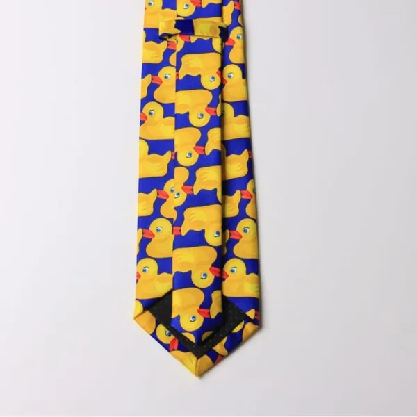 Bow Ties Yellow Ducky Tie drôle de canard en caoutchouc comment j'ai rencontré votre mère cravate 8cm imprimé