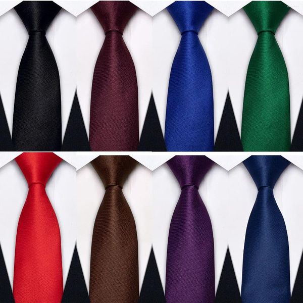 Noeuds papillon YourTies 6 CM Slim Business Business Bourgogne Solide Cravate Mouchoir De Mariage Satin Cravate En Soie Pour Homme Party Corbatas Para Hombre