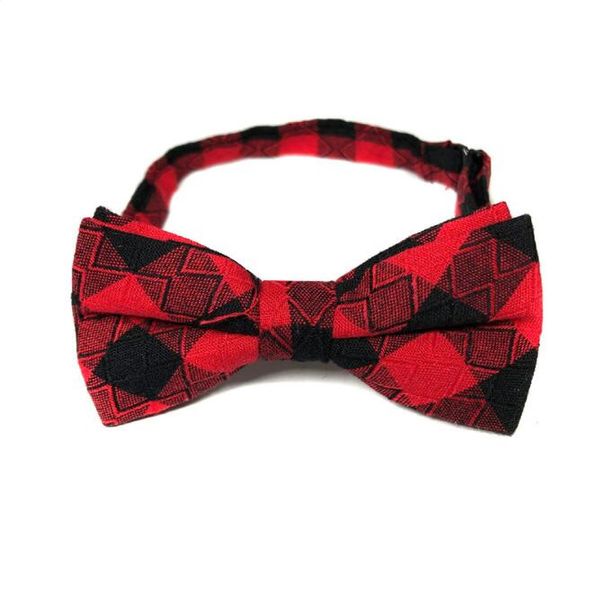 Bowknot Bow Tie British style Baby Tie plaid Cravate Mode Mignon treillis Cravate Hot Kids Coton et Noeud Papillon Réglable ZZE5111