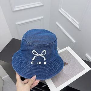 Bowknot Bucket Hats Femmes Luxury LETTER LETTES LUXT