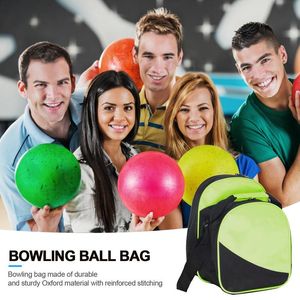 Bowling Ball Bag Bowling Tote Tas voor vrouwen bevat 1 bowlingbal en kleine accessoires passen bij een paar schoenen tot herenmaat 10