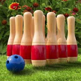 Bowling Hey Play Skittle Ball Lawn Game Set amf bowling onderdelen 230614