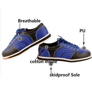 Bowling Heren Bowlingschoenen Heren Skidproof Sol Sport Sneaker Ademende Platte Indoor Trainingsschoenen Zachte Leren Schoenen Bowlingbenodigdheden 231011