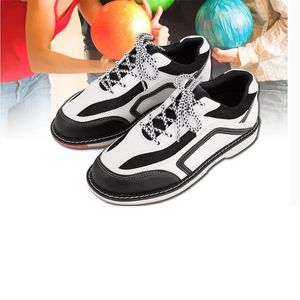 Bolos Zapatos de bolos profesionales de interior antideslizantes y resistentes al desgaste, zapatos deportivos de cuero clásicos para hombres y mujeres, zapatos de bolos cómodos 231009
