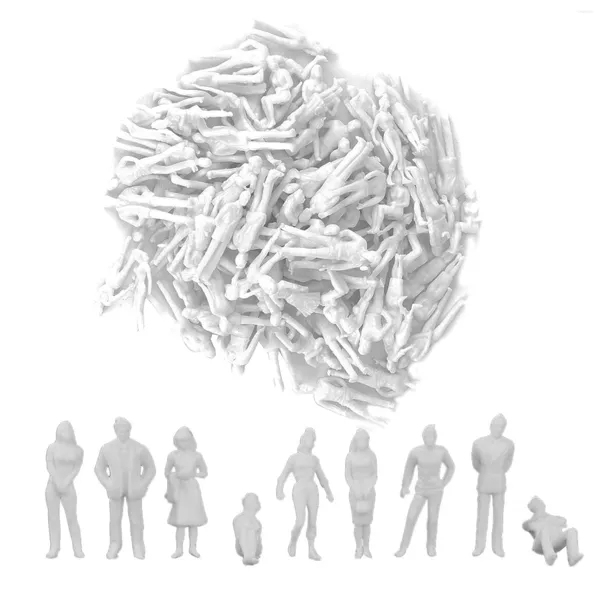 Bols 1:50 Figures blanches Modèle architectural Scale humain Ho Plastic Peoples 10 pièces