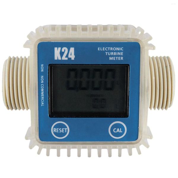 Bols 1 PCS K24 LCD Turbine Digital Fuel Flow Metter largement utilisé pour l'eau chimique