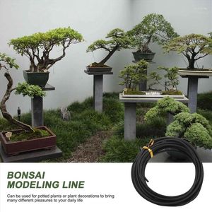 Bols 10 bonsaïs fils anodisés fil d'entraînement en aluminium en 5 tailles - 1,0 mm 1,5 2,0 2,5 3,0 noir