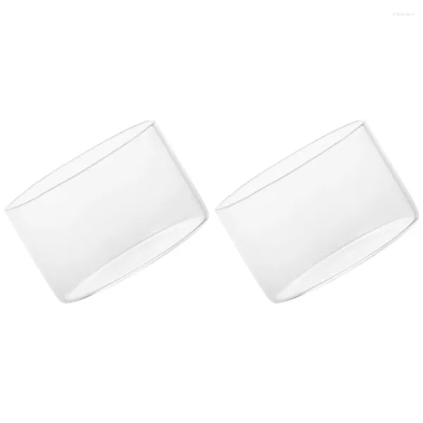 Bols 2 pcs Verre Pudding Coupe Apéritif Coupes S Couvercle Cocktail Dessert Clear Servant Gelée