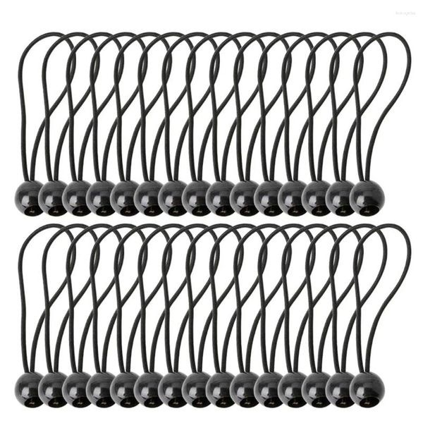 Bols 30 pcs Cordon élastique avec balles Attaches élastiques Bascules pour chapiteaux Tentes Bannières Drapeau Poteaux Bâche