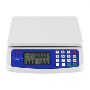 Bols 30 kg / 1g de cuisine à l'échelle numérique Aliments numériques avec écran LCD de rétroéclair mesurer électronique