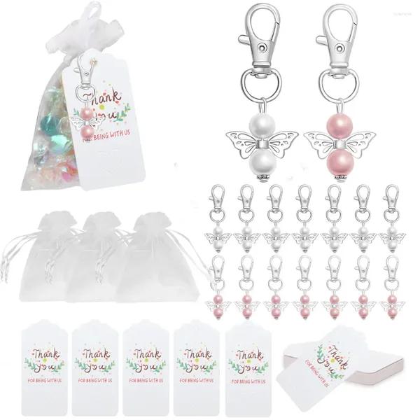 Bols 30pcs Keychain bébé baptême de douche de mariage souvenir de souvenirs invités décoration décoration de Noël