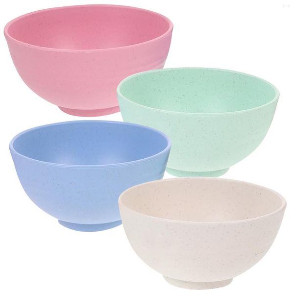 Bols 4 Pcs Mixing Bowl Set Toddler Suit Riz Microwavable Couverts Large Serving