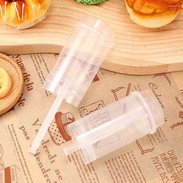 Bols 40 pcs gâteau push pops conteneurs couvercles rond stand push-up grade pp en vrac