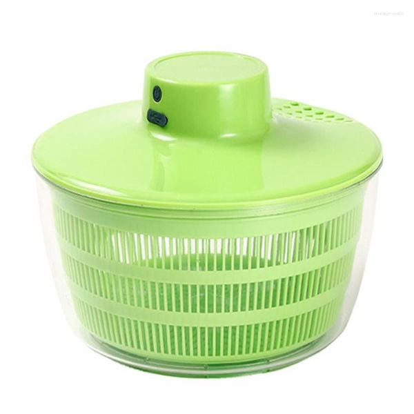 Cuencos 5L USB Ensalada de verduras Spinner Deshidratador de frutas Cesta de drenaje Secador rápido multifuncional Batido para el hogar Utensilios de cocina