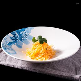 Cuencos 7,8 pulgadas chino Peking Opera Bowl cerámica porcelana arroz hogar vajilla ensalada fruta contenedor sombrero decoración artesanías