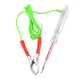 Bowls Automotive LED Circuit Tester 6-24V Test Light With Dual sondes 47 pouces Antigel Wire Alligator Clip pour les tests