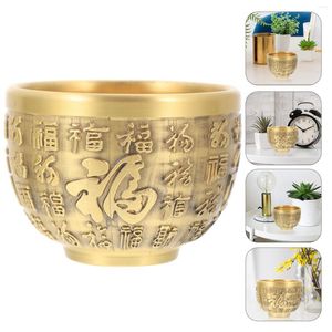 Bols en laiton ornements bol à bonbons décoration de table en or décorations bassin au trésor chinois bureau salle à manger
