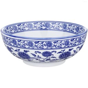 Bols de style chinois en céramique décor japonais bol en porcelaine bleu et blanc pour usage domestique