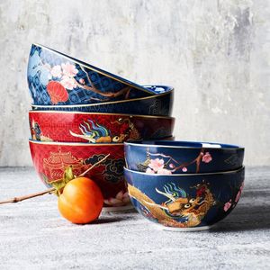 Kommen Chinese stijl keramiek grote rijstkom noedels saladesoep dessert luxe servies