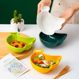 Kommen creatief huis fruit banaanvorm matte keramische salade dessert borscht bowl bak spaghetti kinderliedjes voor kinderen