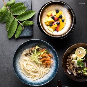 Kommen creatieve Japanse stijl ramen noedelkom grote keramische salade fruitsoep spaghetti pastageta -keuken magnetron