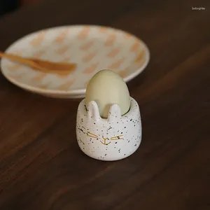 Bols œufs tary charmant de style nord de l'Europe céramique décoration de petit déjeuner table de table de cuisine éco amical simple